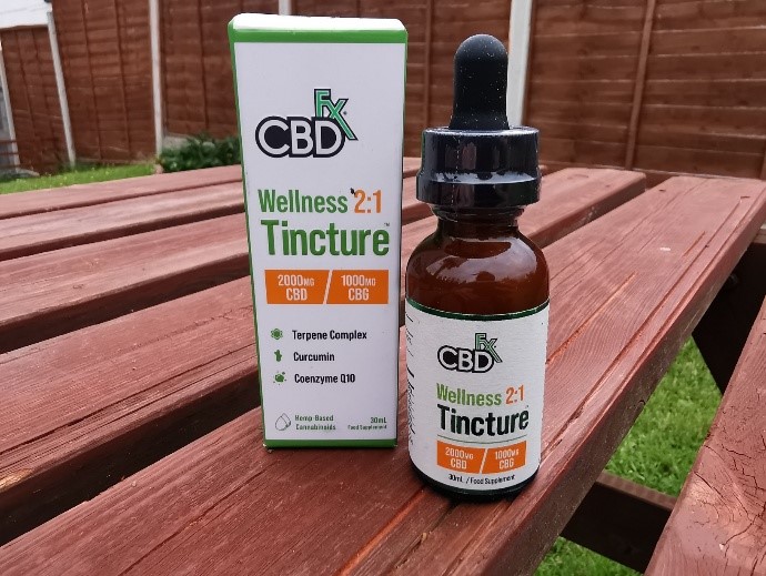 CBDfx CBD + CBG Oil Wellness Tincture