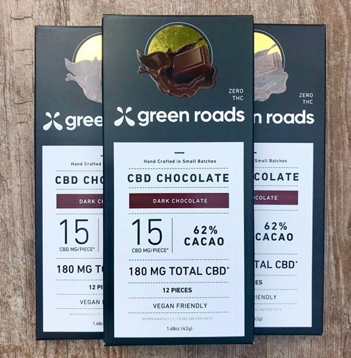 Green Roads CBD Dark Chocolate Bars